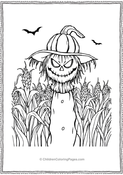 Jack-O-lantern-scarecrow Free PDF Printable