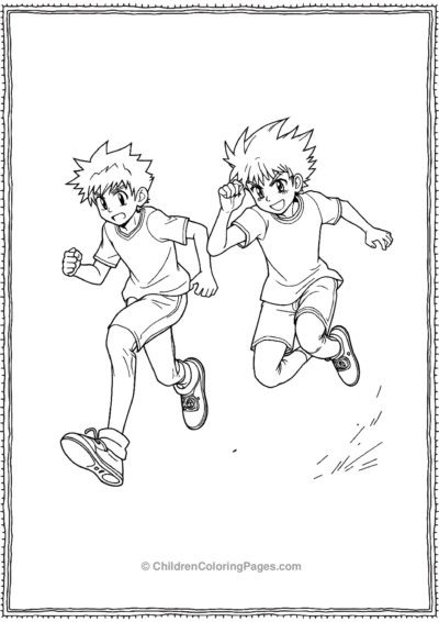 Kai-Hiwatari-and-Tyson-Having-a-Friendly-Race Free PDF Printable