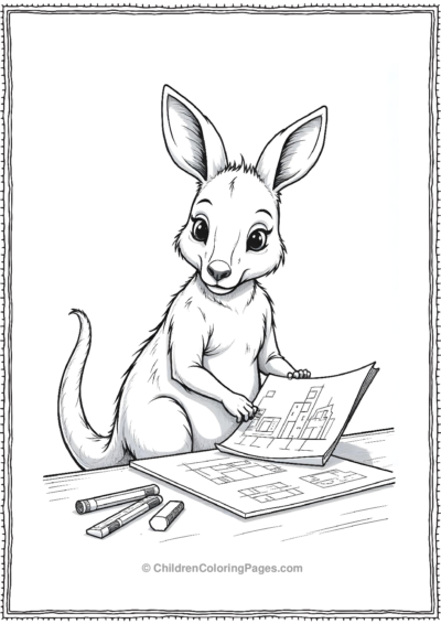 Kangaroo-Architect-Drawing-Blueprints Free PDF Printable