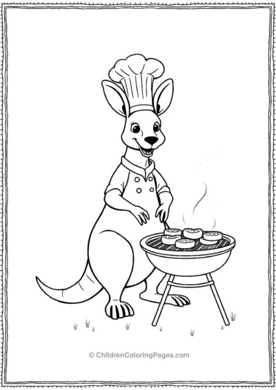 Kangaroo-As-A-Chef Free PDF Printable