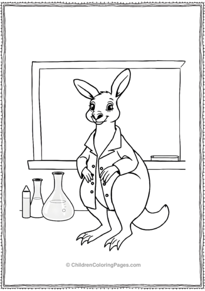 Kangaroo-As-A-Scientist Free PDF Printable