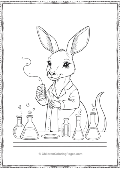 Kangaroo-Chemist-Mixing-Chemicals Free PDF Printable