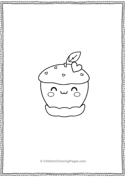 Kawaii-Apple-Pie Free PDF Printable