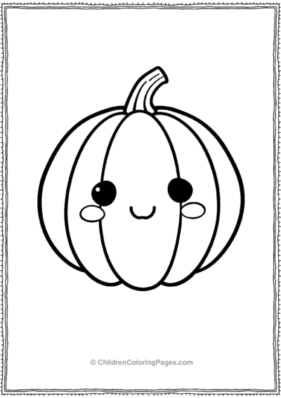 Kawaii-Pumpkin Free PDF Printable