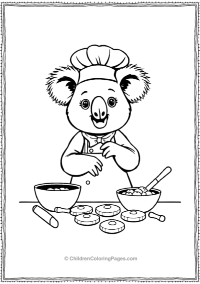 Koala-As-A-Chef Free PDF Printable