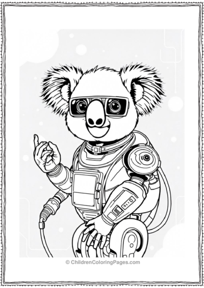 Koala-As-A-Cyborg Free PDF Printable