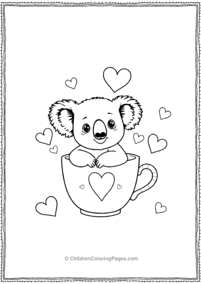 Koala-In-A-Tiny-Teacup Free PDF Printable