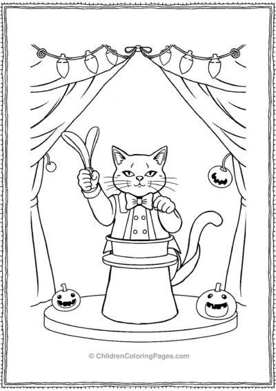 Magician-Cat Free PDF Printable