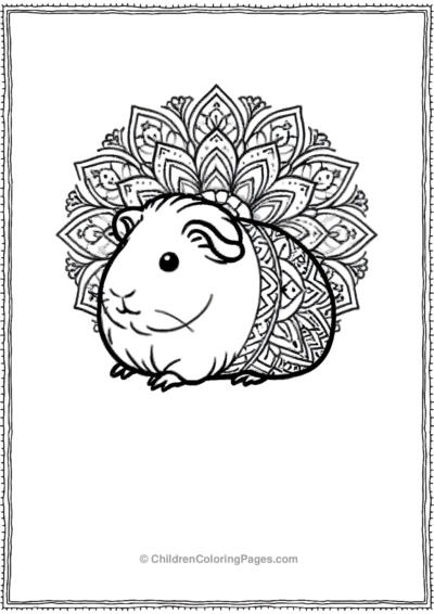 Mandala-Guinea-Pig Free PDF Printable