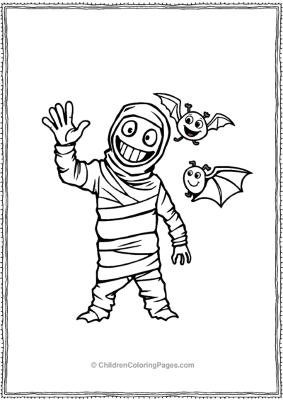 Mummy-and-Bat-Friends Free PDF Printable