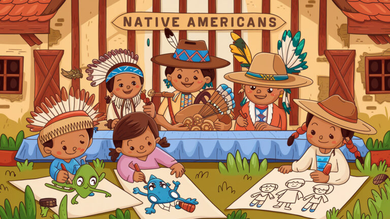 Native American Coloring Pages