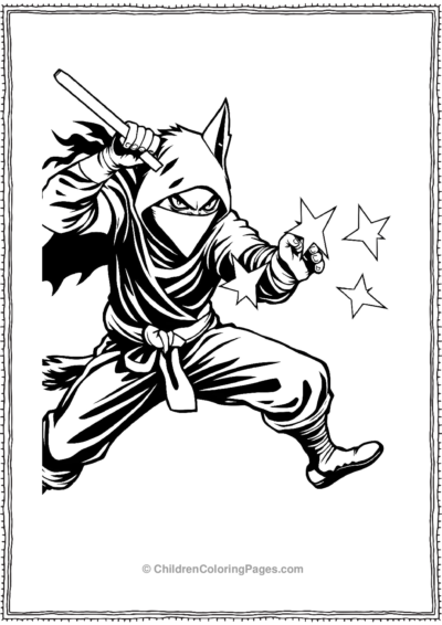 Ninja-Werewolf-In-Action Free PDF Printable