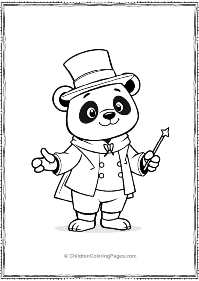 Panda-As-A-Magician Free PDF Printable