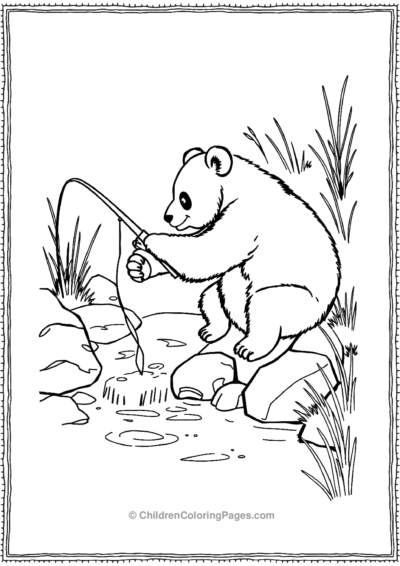 Panda-Fishing Free PDF Printable