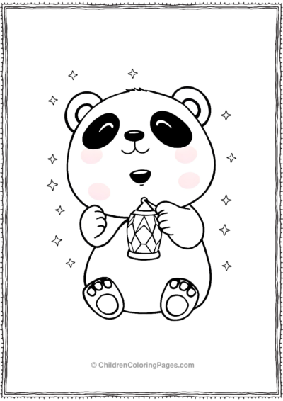 Panda-Holding-A-Latren Free PDF Printable