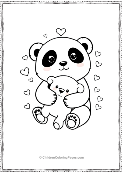 Panda-Hugging-Toy-scaled Free PDF Printable