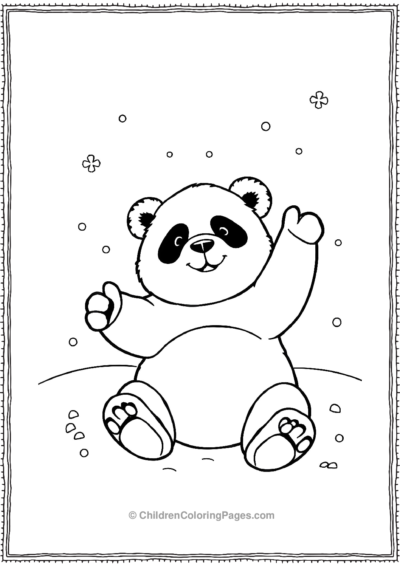 Panda-In-The-Snow Free PDF Printable