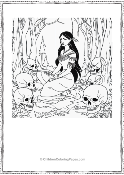 Pocahontas-Autumn-Spirits Free PDF Printable