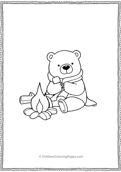 Polar-Bear-Roasting-Marshmellow Free PDF Printable