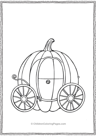 Pumpkin Carriage Free PDF Printable