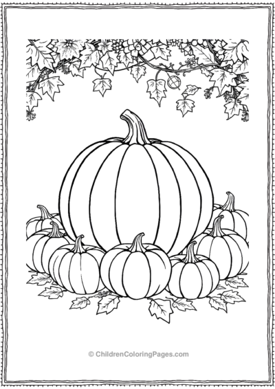 Pumpkin Harvest Free PDF Printable