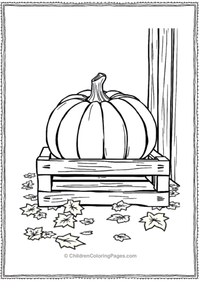 Pumpkin In A Crate Free PDF Printable