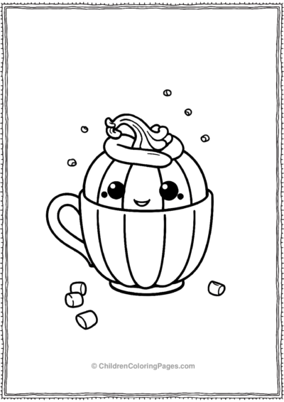 Pumpkin-In-A-Hot-Cup-Of-Cocoa Free PDF Printable