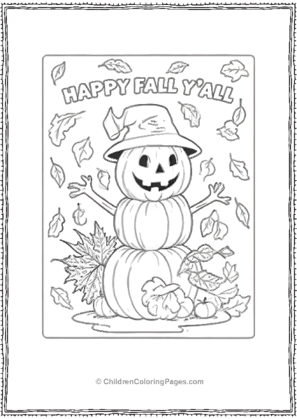 Pumpkin In A Witch Hat Free PDF Printable