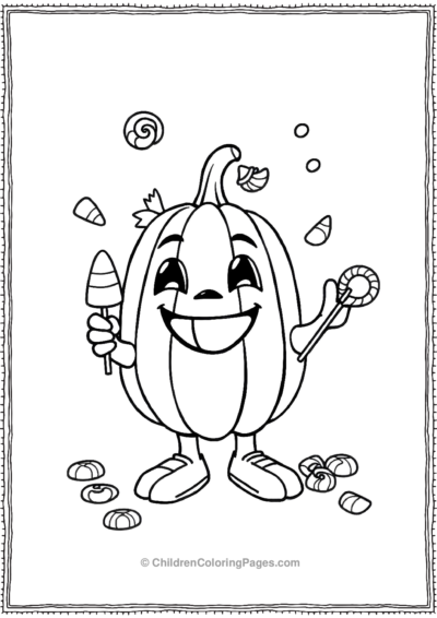 Pumpkin-Juggling-Lolipops Free PDF Printable