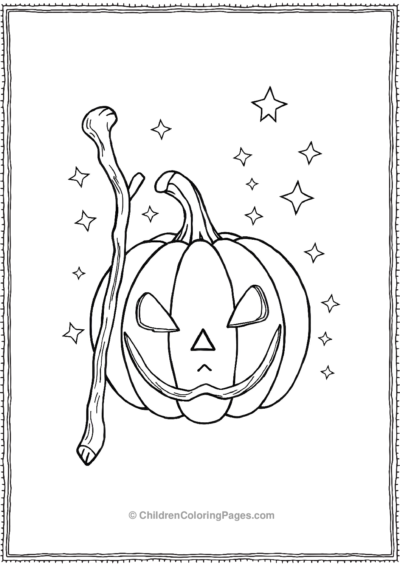 Pumpkin-Safekeeping-A-Wizard-Staff Free PDF Printable