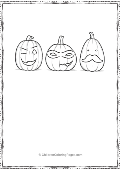 Pumpkins Dressed Up Free PDF Printable