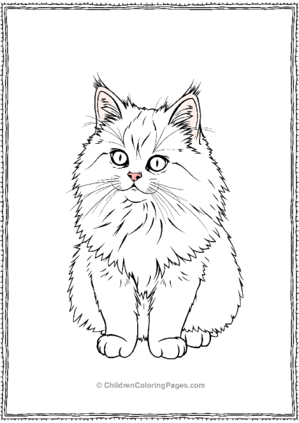 Ragdoll Cat Scaled Free PDF Printable