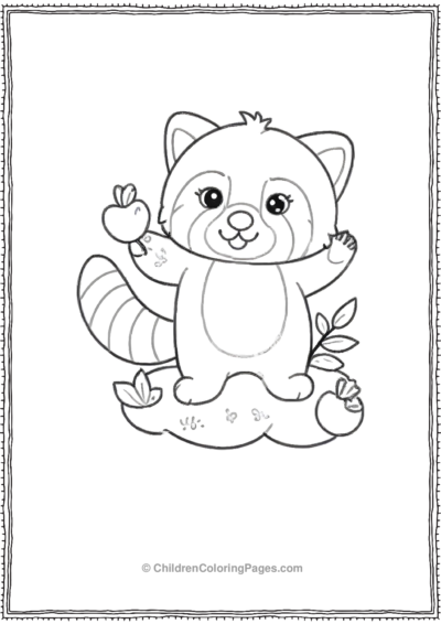 Randa-Panda-With-Turnips Free PDF Printable