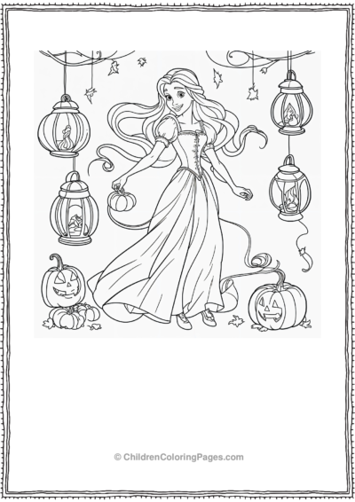 Rapunzel-s-Glowing-Pumpkins Free PDF Printable