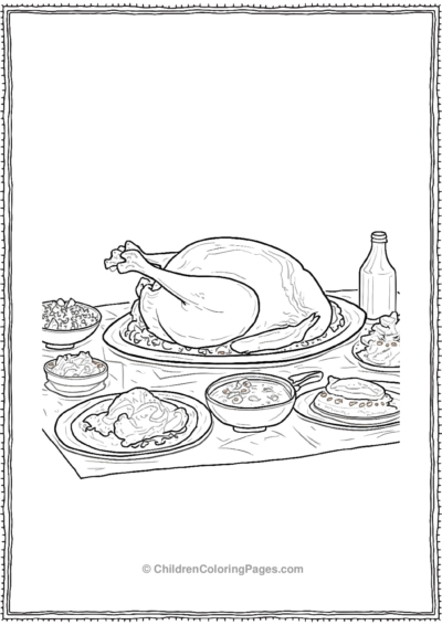 Roasted-turkey-on-a-dish Free PDF Printable