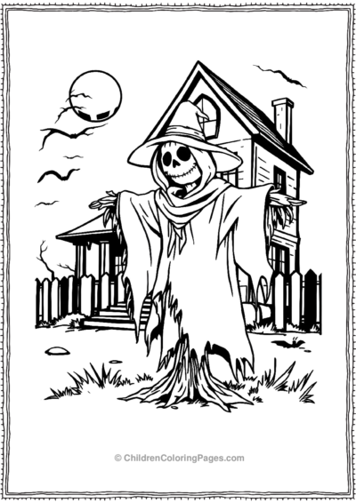 Scarecrow-in-a-tattered-cloak Free PDF Printable