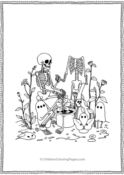 Skeleton-gardening Free PDF Printable