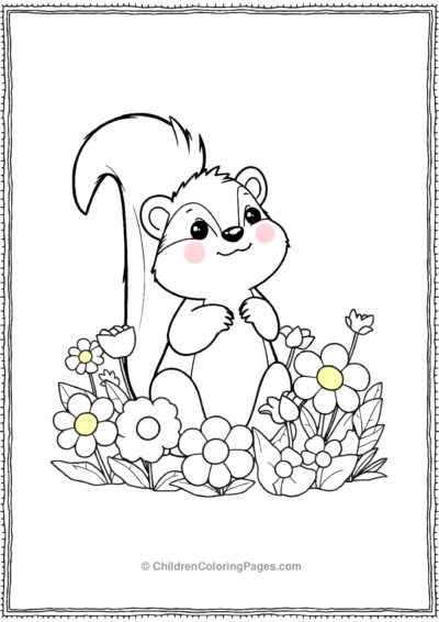 Skunk-Squishmalllow Free PDF Printable