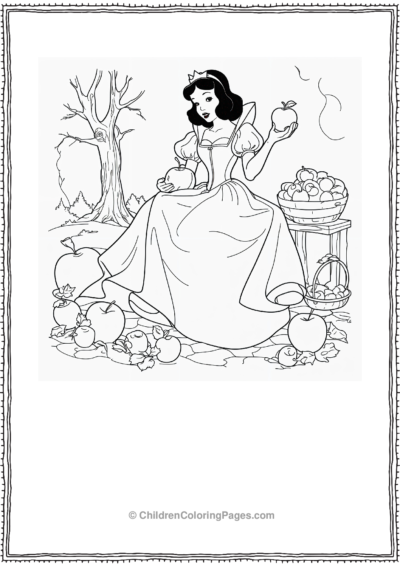 Snow-White-s-Witch-Apple Free PDF Printable