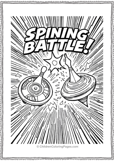 Spinning-Battle Free PDF Printable