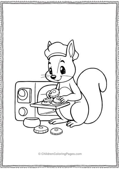 Squirrel-As-A-Baker Free PDF Printable