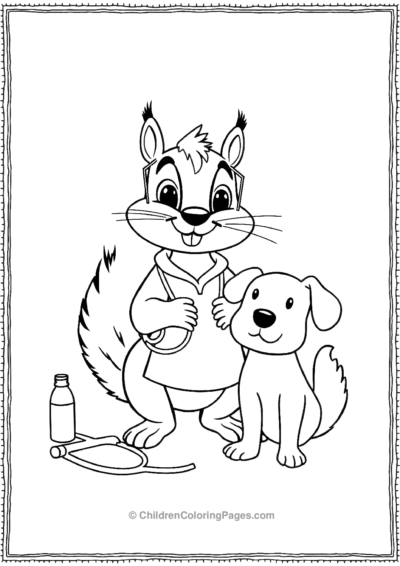 Squirrel-As-A-Vet Free PDF Printable