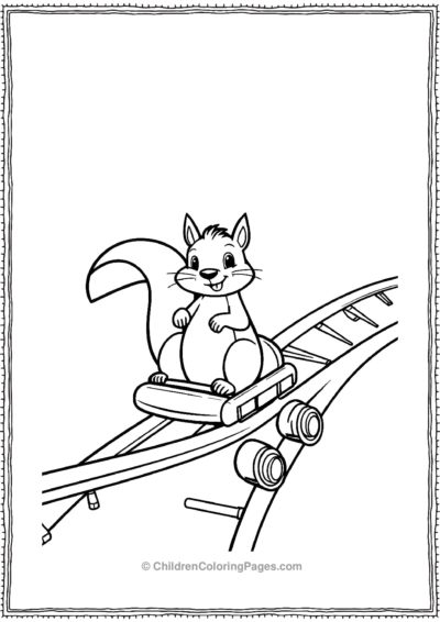 Squirrel-On-A-Roller-Coaster Free PDF Printable