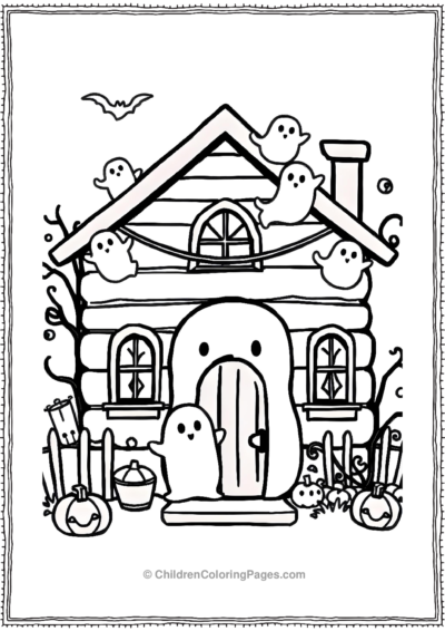 Squishmallow-House-Decorated-For-Halloween Free PDF Printable