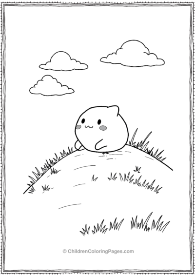 Squishmallow-Rolling-Down-A-hill Free PDF Printable