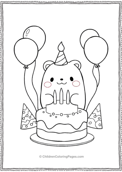 Squishmallow-With-A-Cake Free PDF Printable