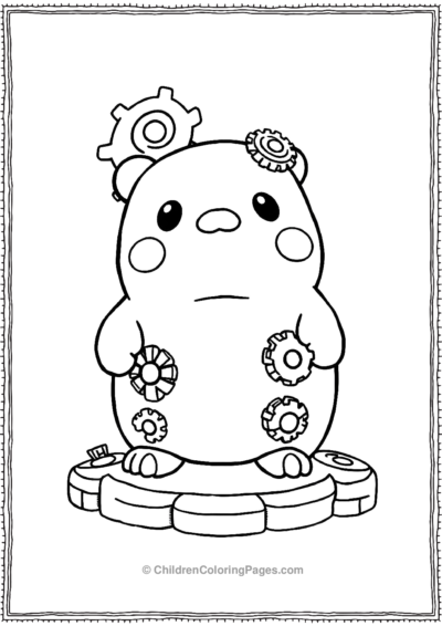 Squishmallow-With-Gears Free PDF Printable