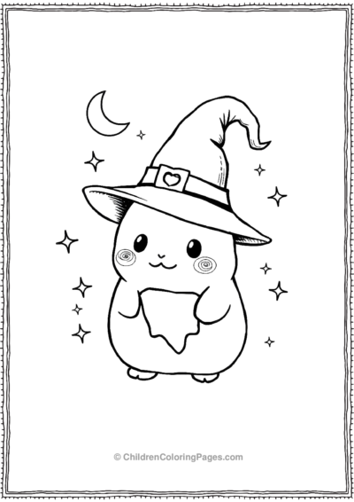 Squishmallow-With-Witch-Hat Free PDF Printable