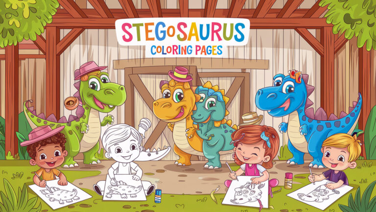 Stegosaurus Coloring Pages