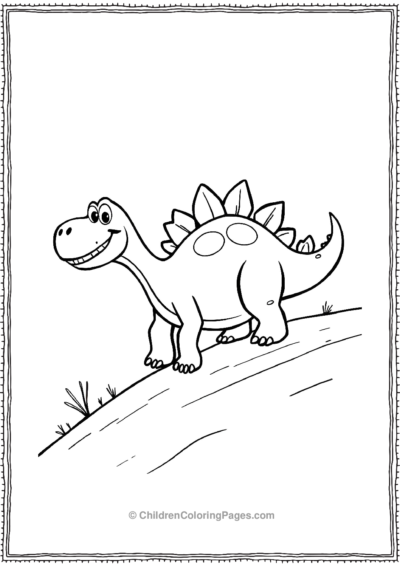 Stegosaurus-Sling-Down-A-Hill Free PDF Printable